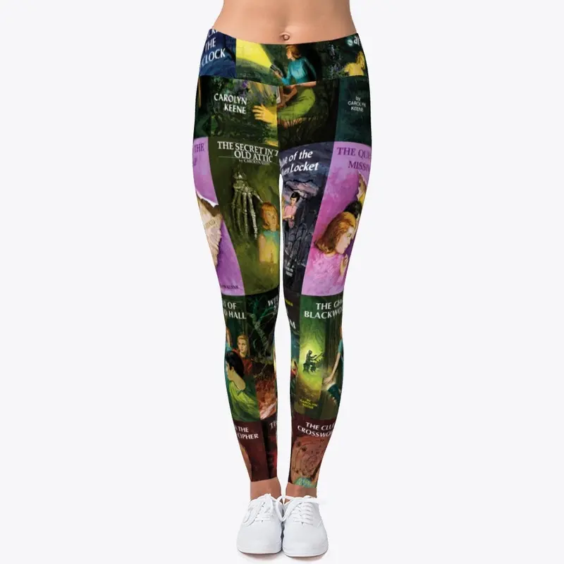 Nancy Drew Vintage Book Cover Leggings