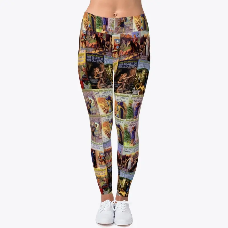 Nancy Drew Vintage Book Cover Leggings