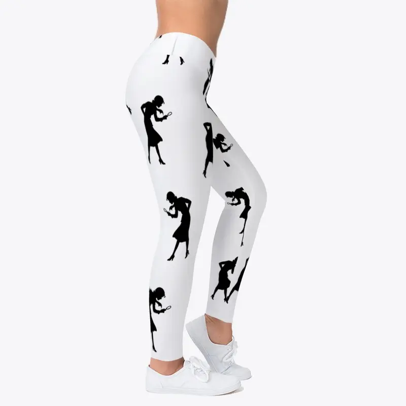 Nancy Drew Black & White Leggings