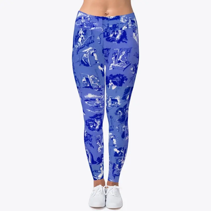 Nancy Drew Blue Book Endpaper Leggings