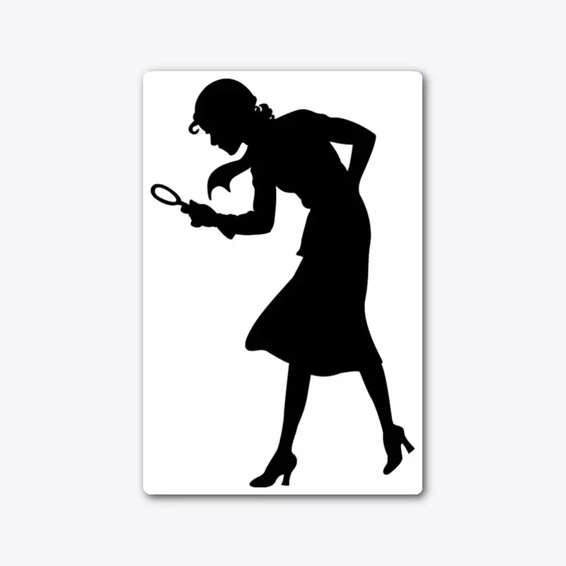 Nancy Drew Silhouette Sticker